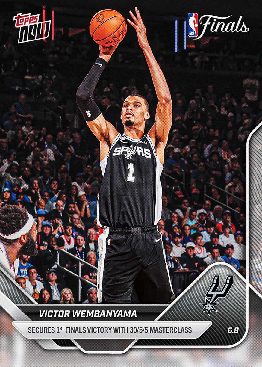 2025-26 NBA Topps NOW #335 Victor Wembanyama
