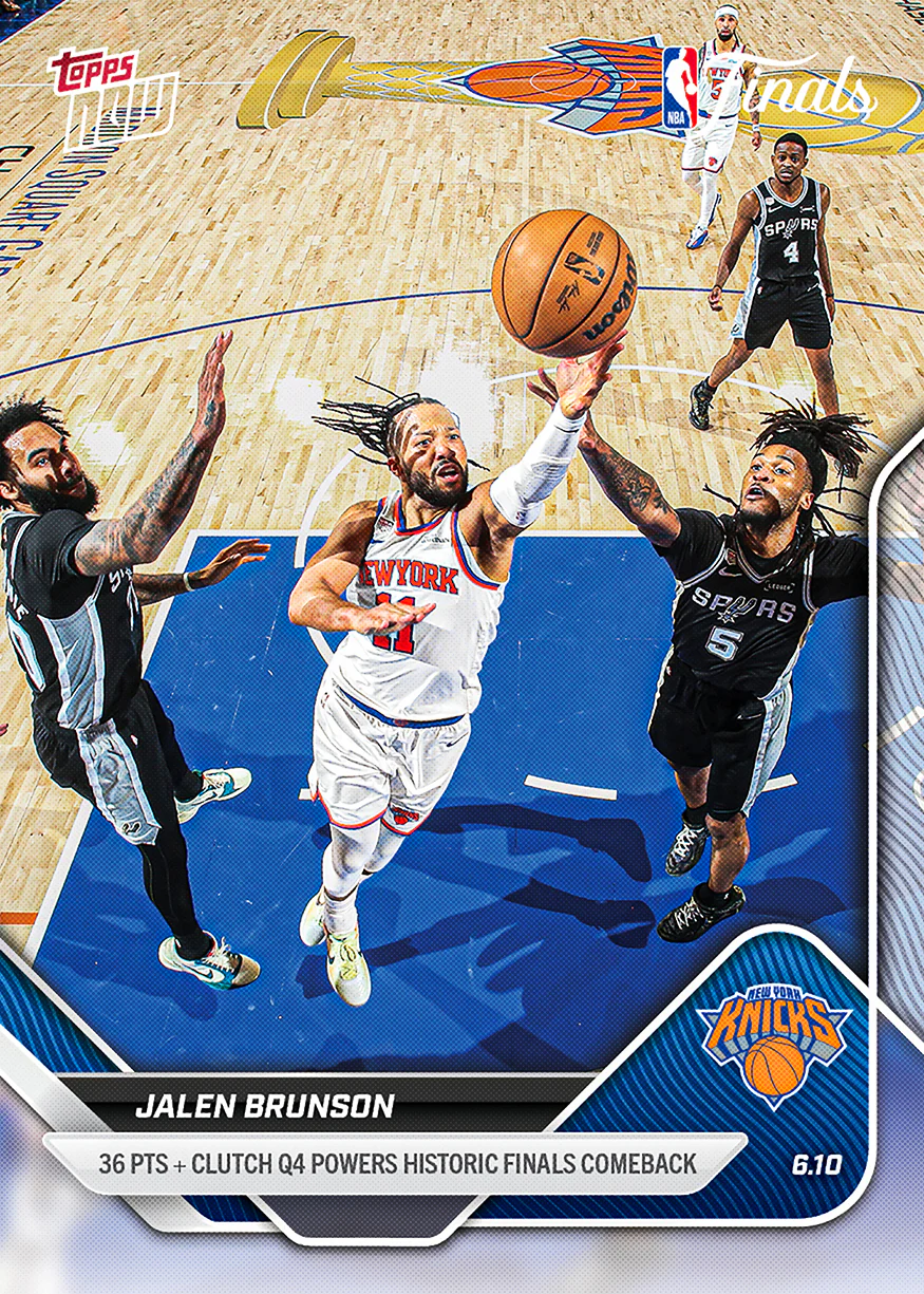 2025-26 NBA Topps NOW #337 Jalen Brunson