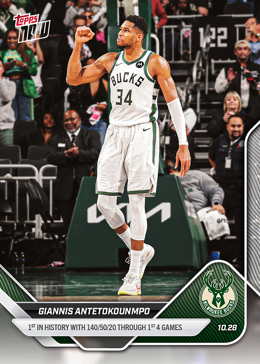 2025-26 NBA Topps NOW #36 Giannis Antetokounmpo