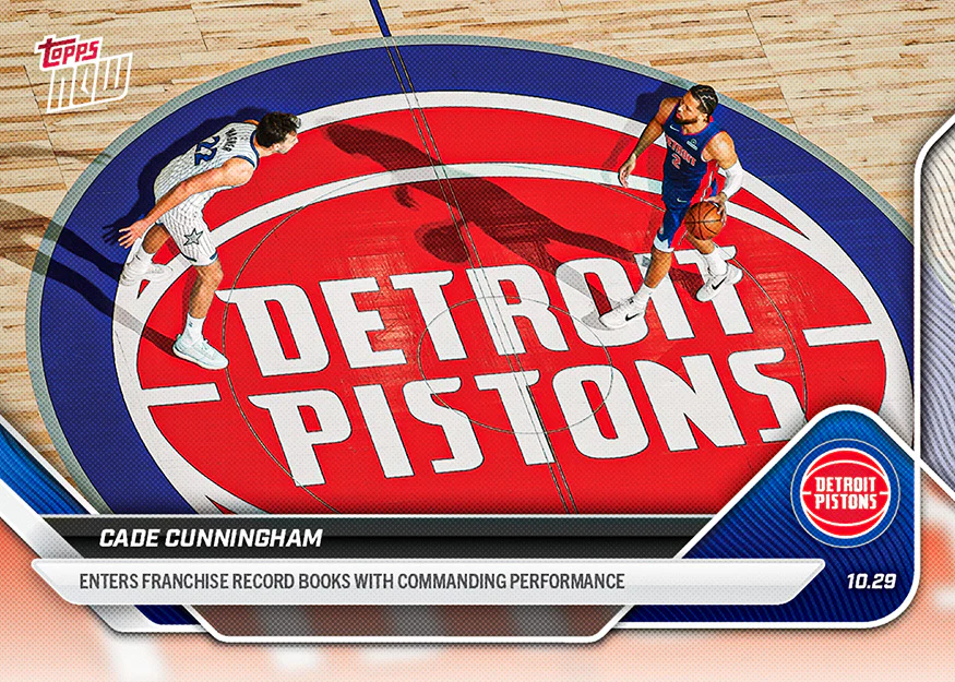 2025-26 NBA Topps NOW #38 Cade Cunningham