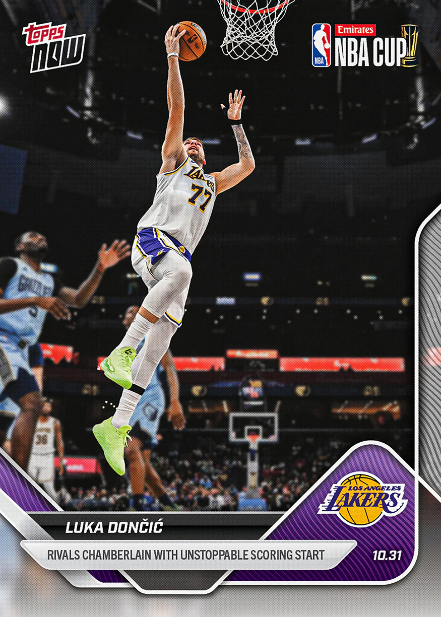 2025-26 NBA Topps NOW #39 Luka Doncic