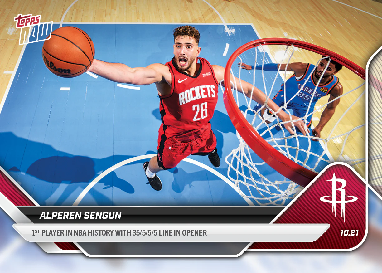 2025-26 NBA Topps NOW #4 Alperen Sengun