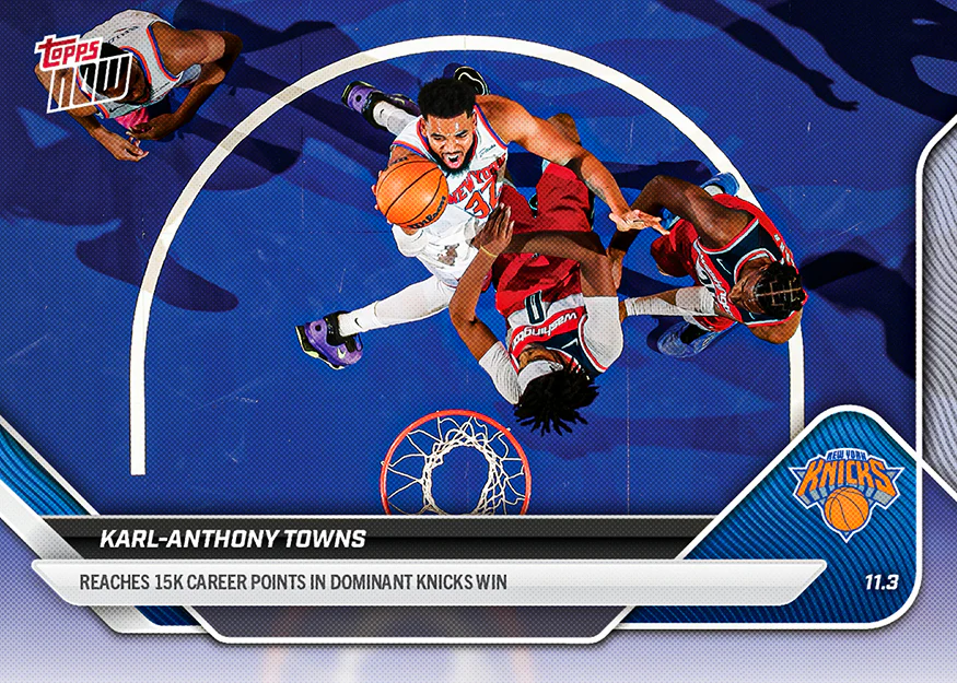2025-26 NBA Topps NOW #43 Karl-Anthony Towns