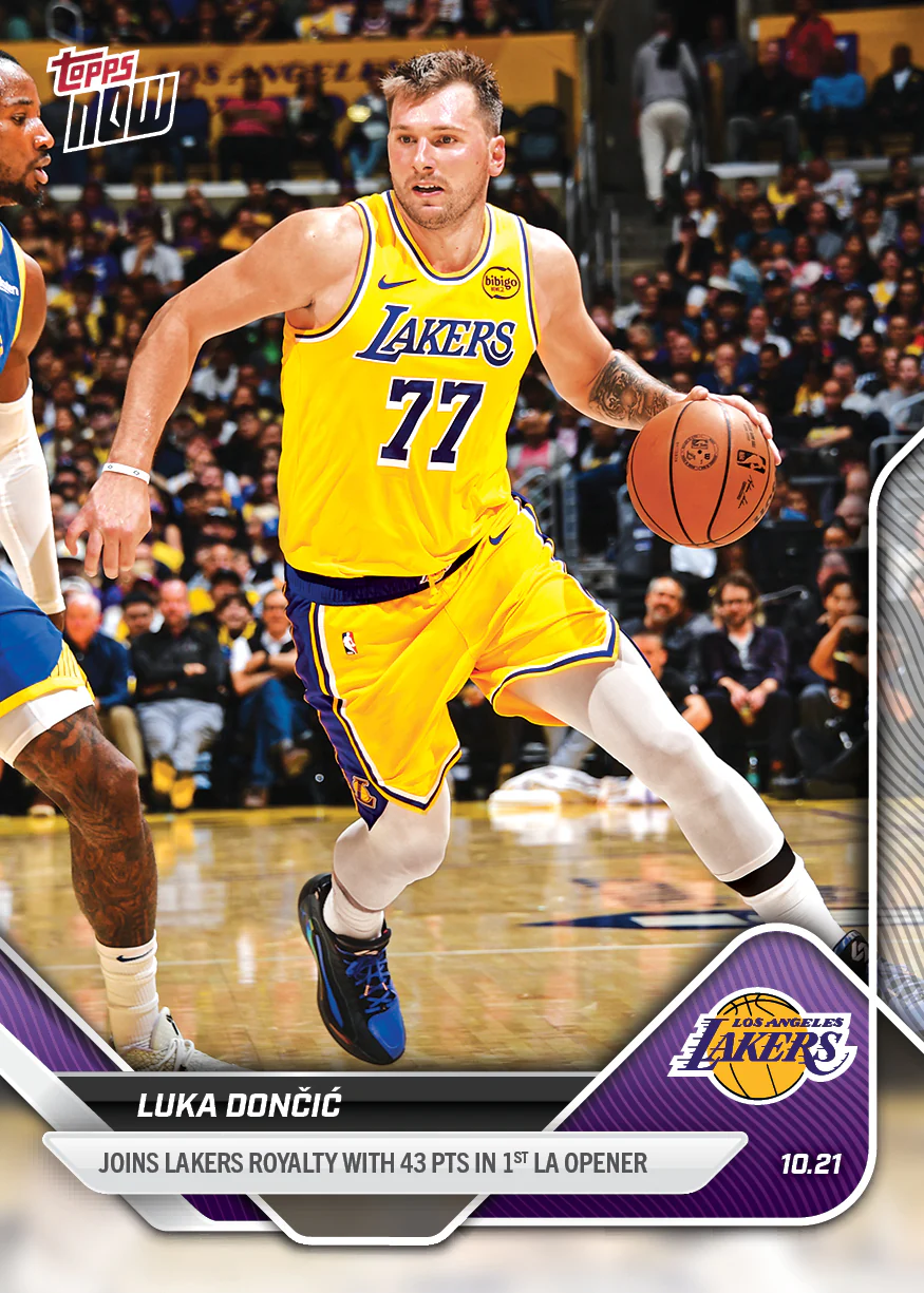 2025-26 NBA Topps NOW #5 Luka Doncic