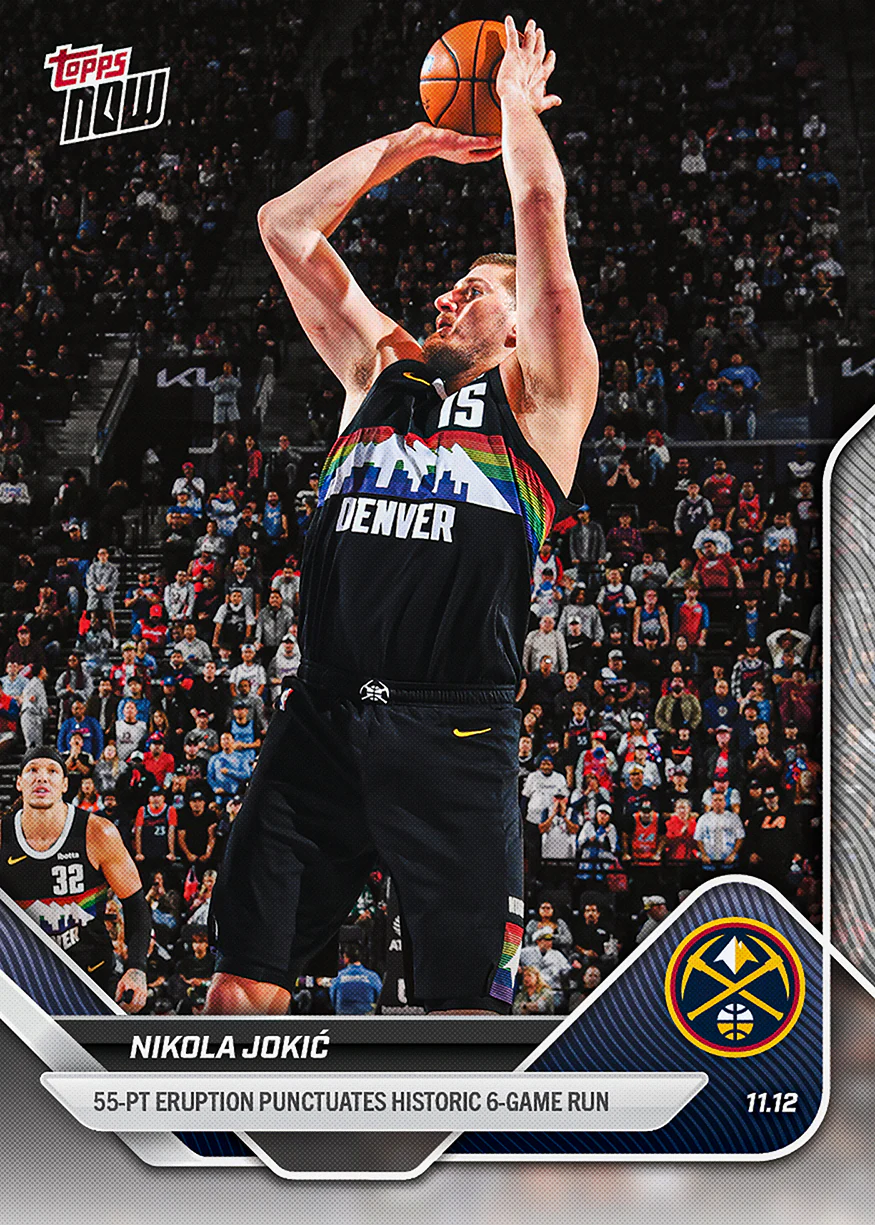2025-26 NBA Topps NOW #51 Nikola Jokić