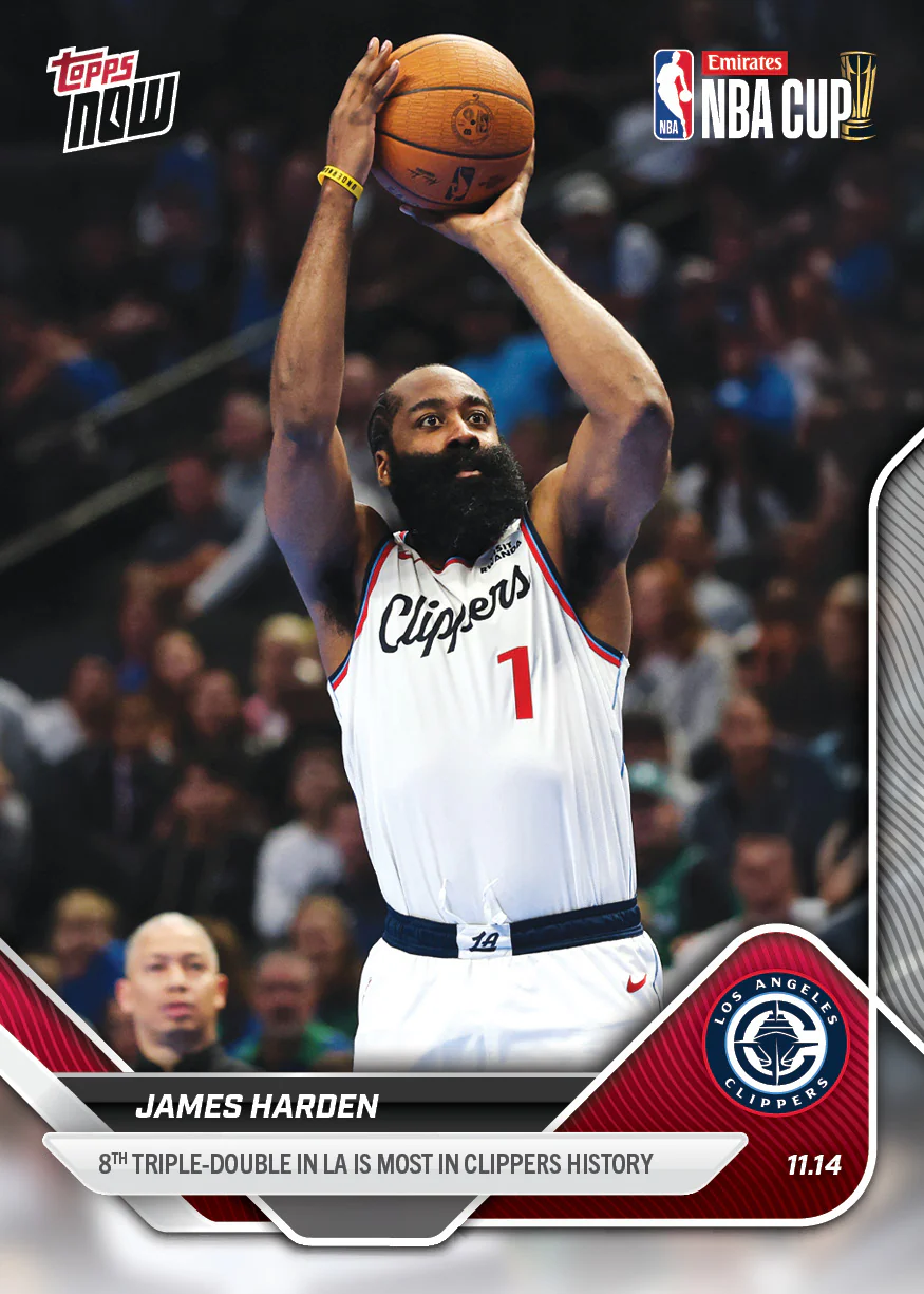 2025-26 NBA Topps NOW #54 James Harden