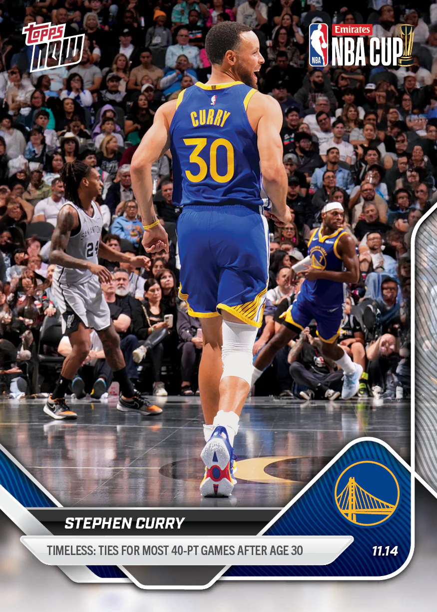 2025-26 NBA Topps NOW #55 Stephen Curry