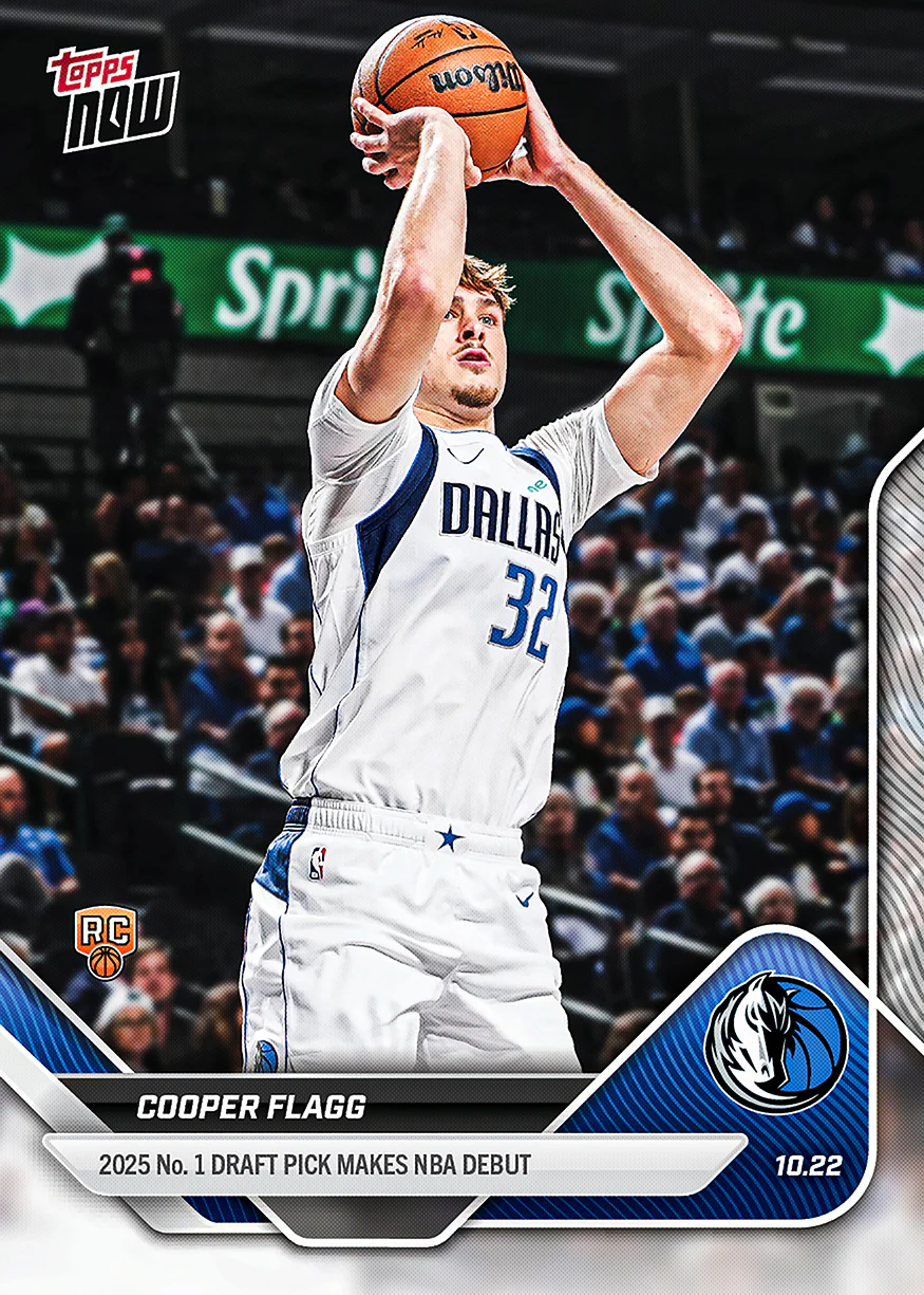 2025-26 NBA Topps NOW #6 Cooper Flagg