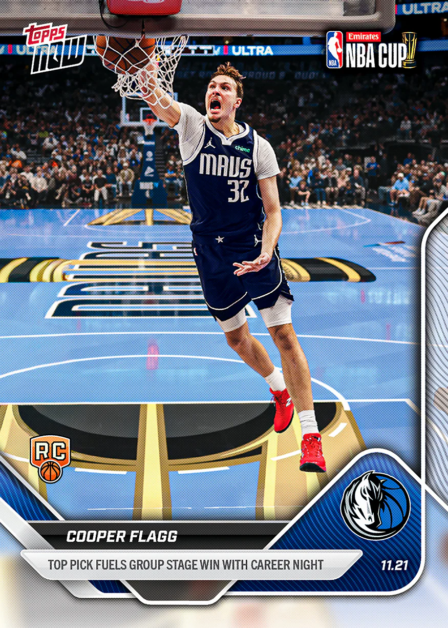 2025-26 NBA Topps NOW #60 Cooper Flagg