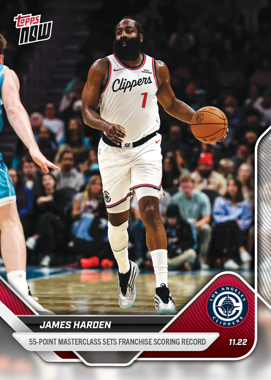 2025-26 NBA Topps NOW #61 James Harden