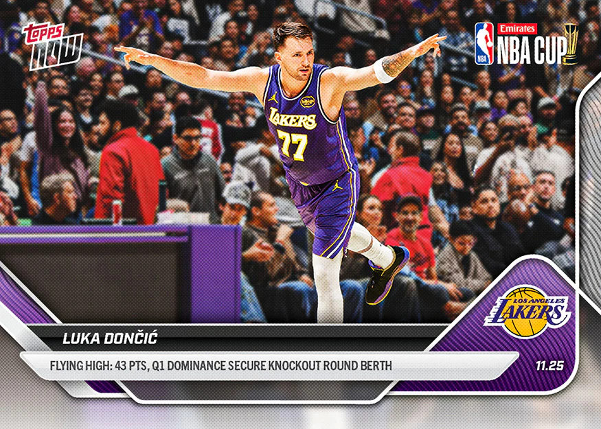 2025-26 NBA Topps NOW #63 Luka Doncic
