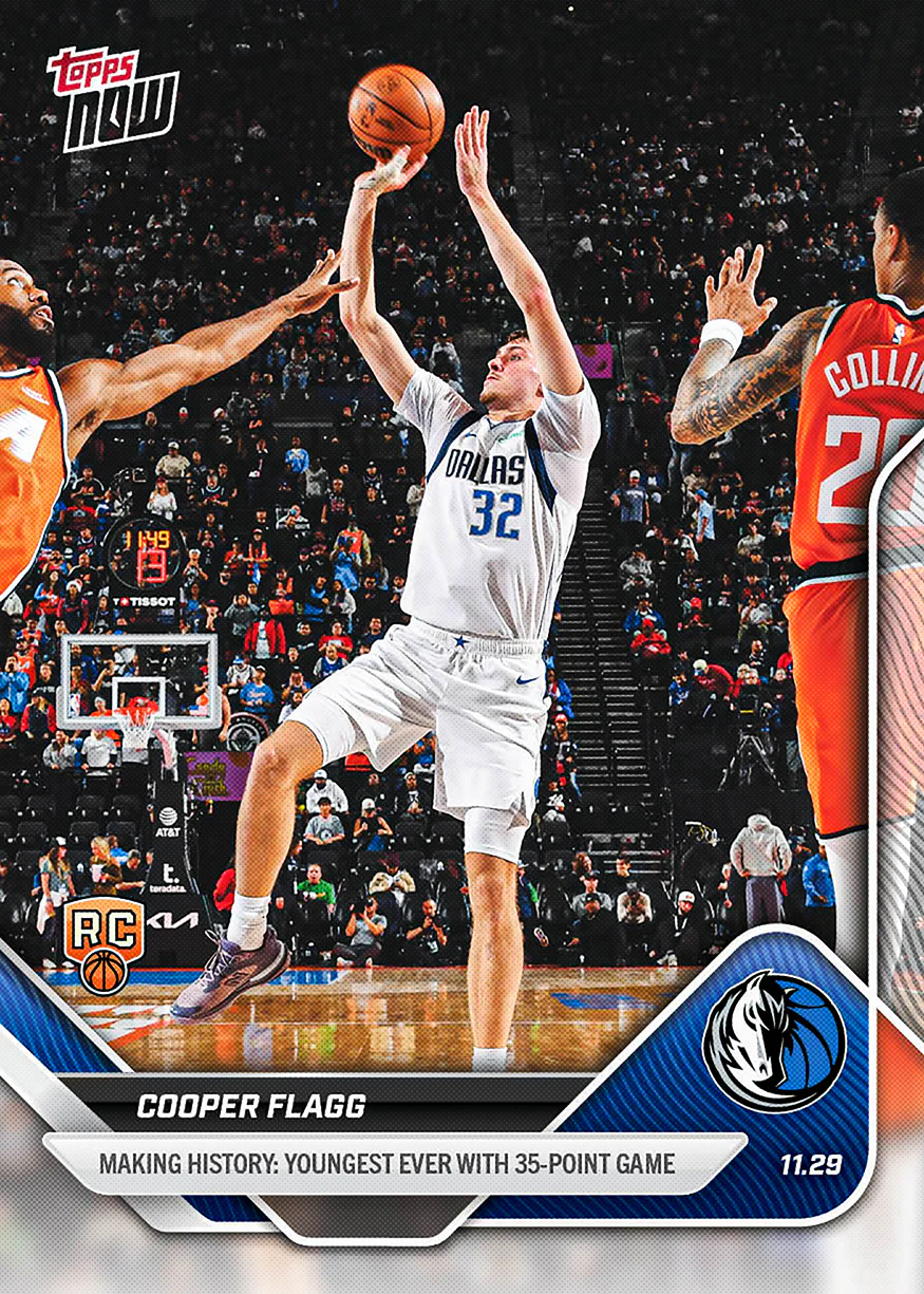 2025-26 NBA Topps NOW #67 Cooper Flagg
