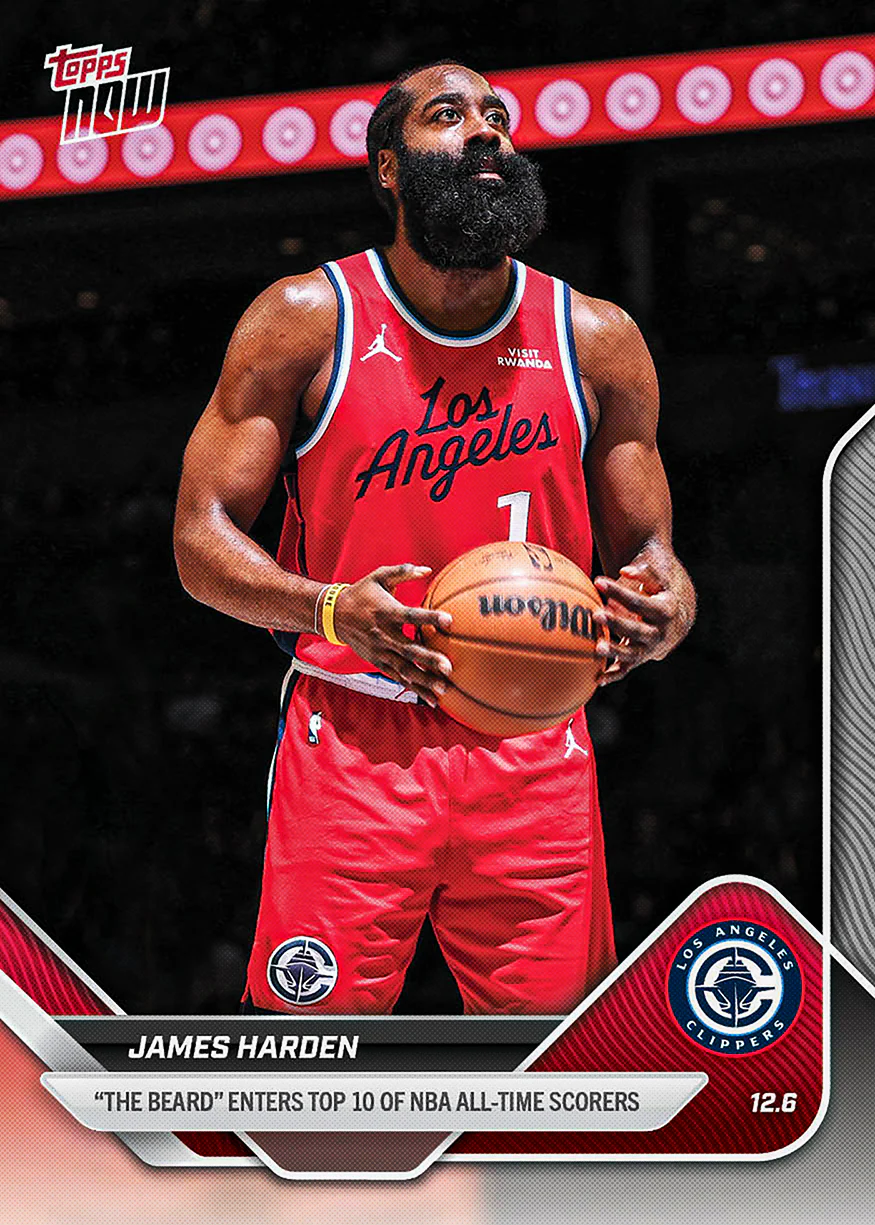 2025-26 NBA Topps NOW #76 James Harden