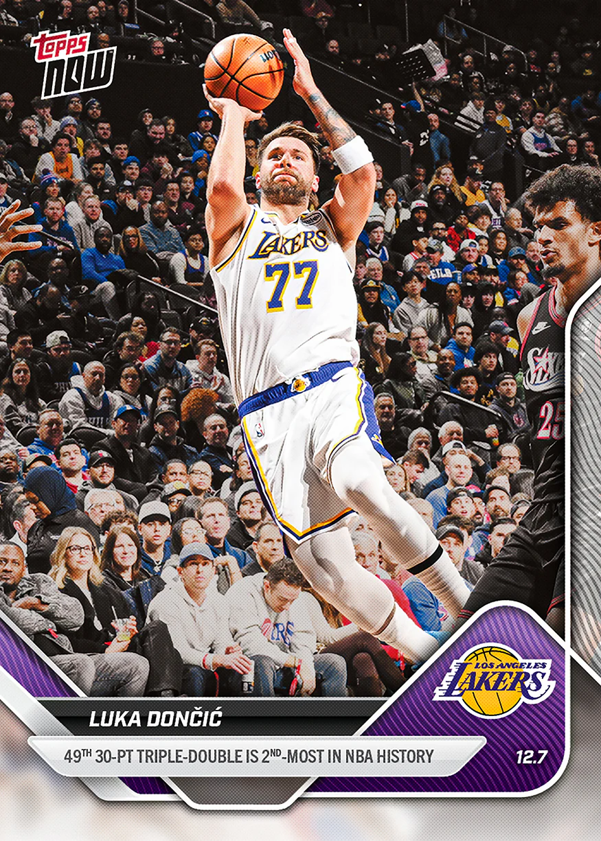 2025-26 NBA Topps NOW #77 Luka Doncic