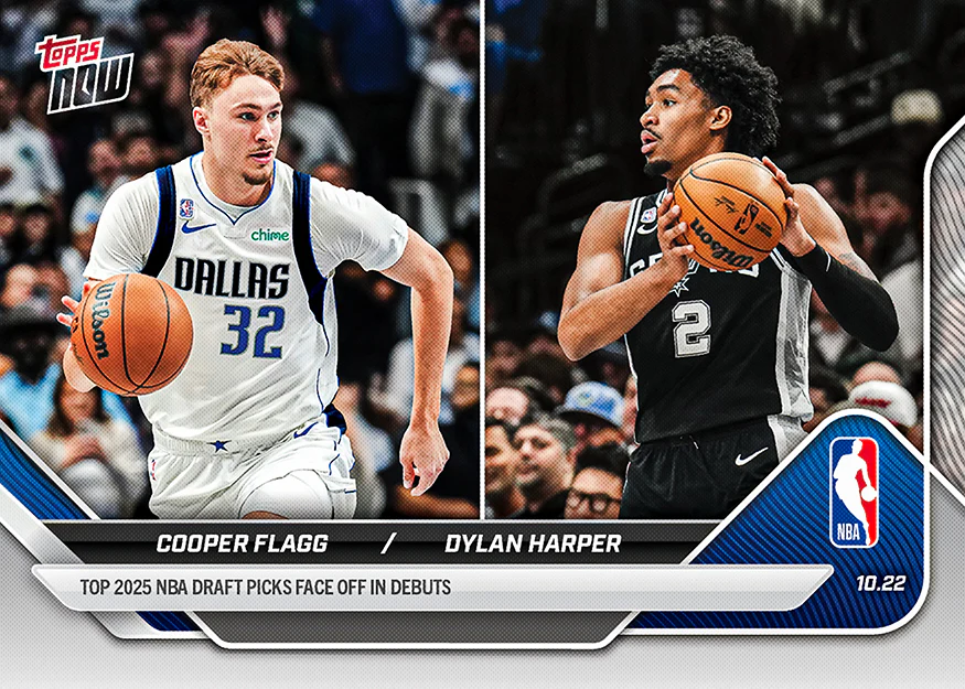 2025-26 NBA Topps NOW #8 Cooper Flagg/Dylan Harper