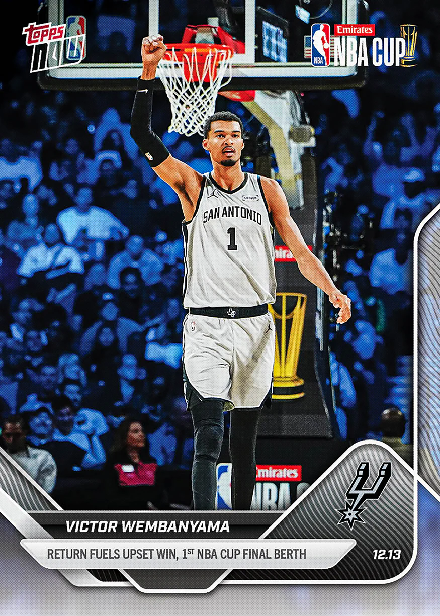 2025-26 NBA Topps NOW #83 Victor Wembanyama