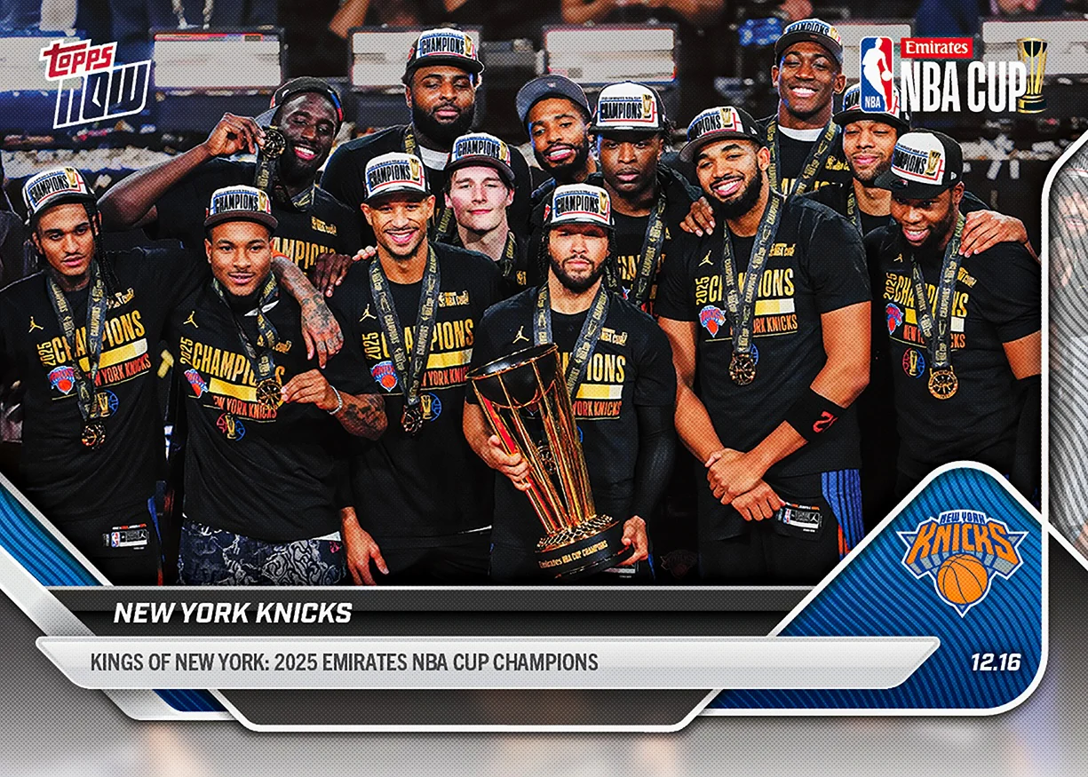 2025-26 NBA Topps NOW #87 New York Knicks
