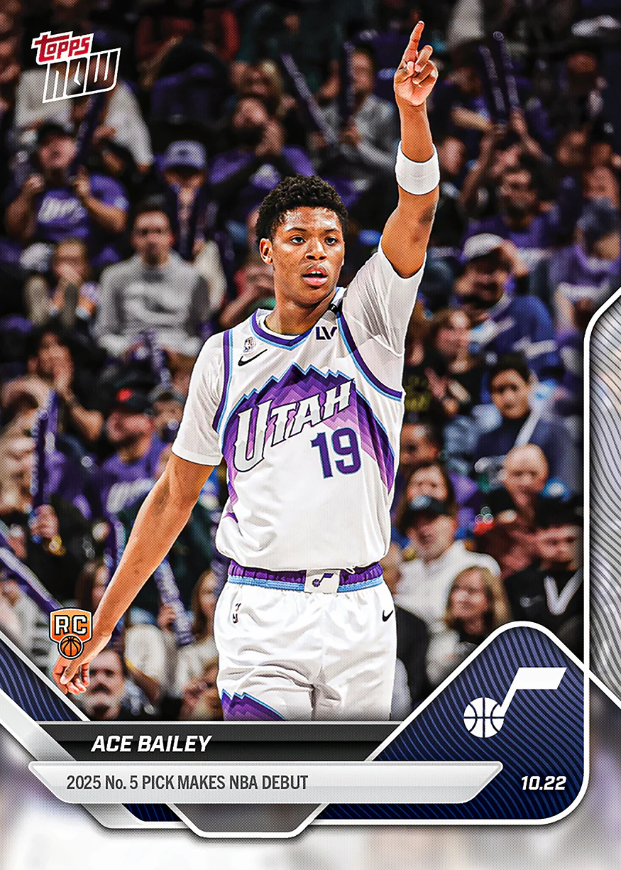 2025-26 NBA Topps NOW #9 Ace Bailey