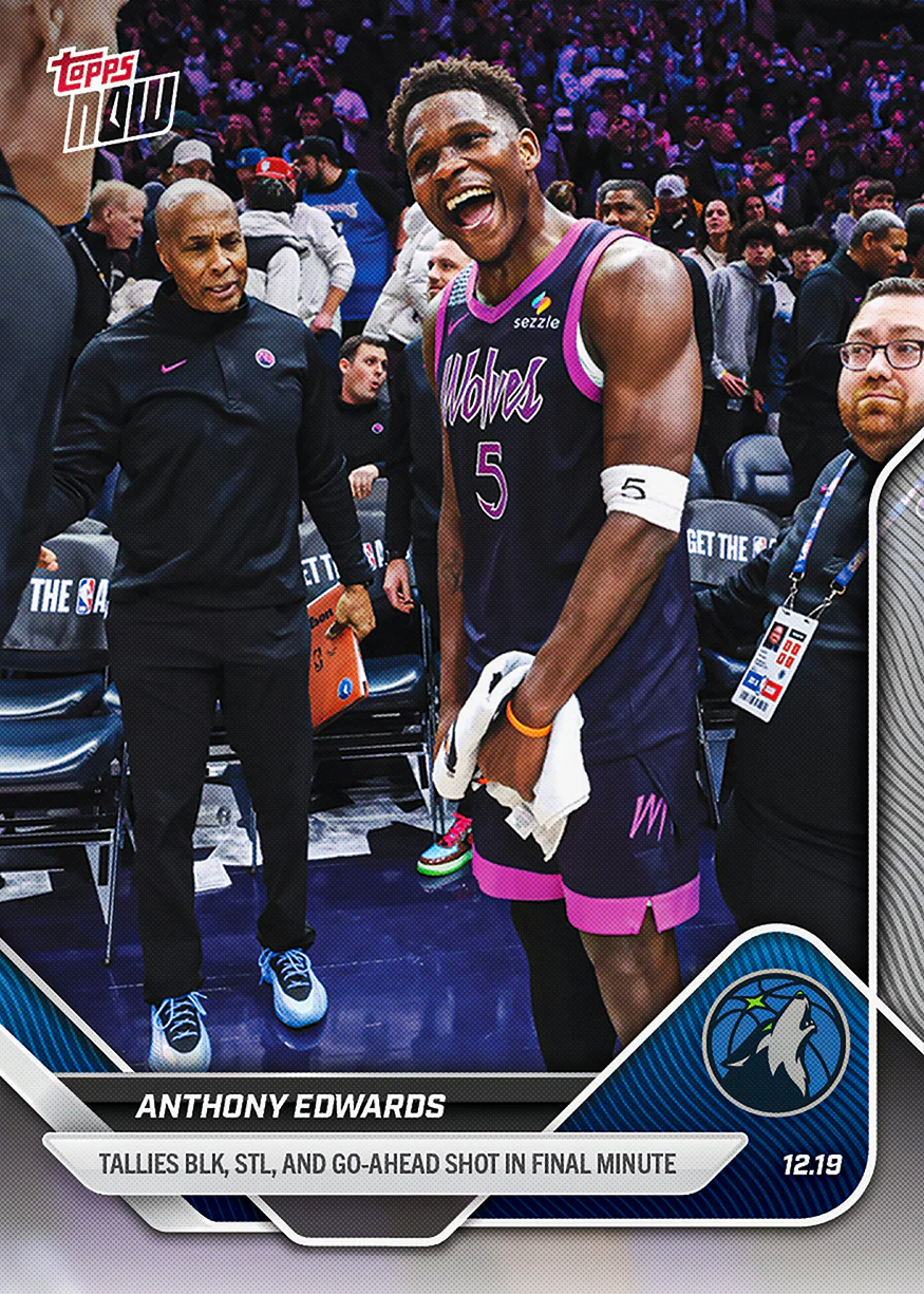 2025-26 NBA Topps NOW #94 Anthony Edwards