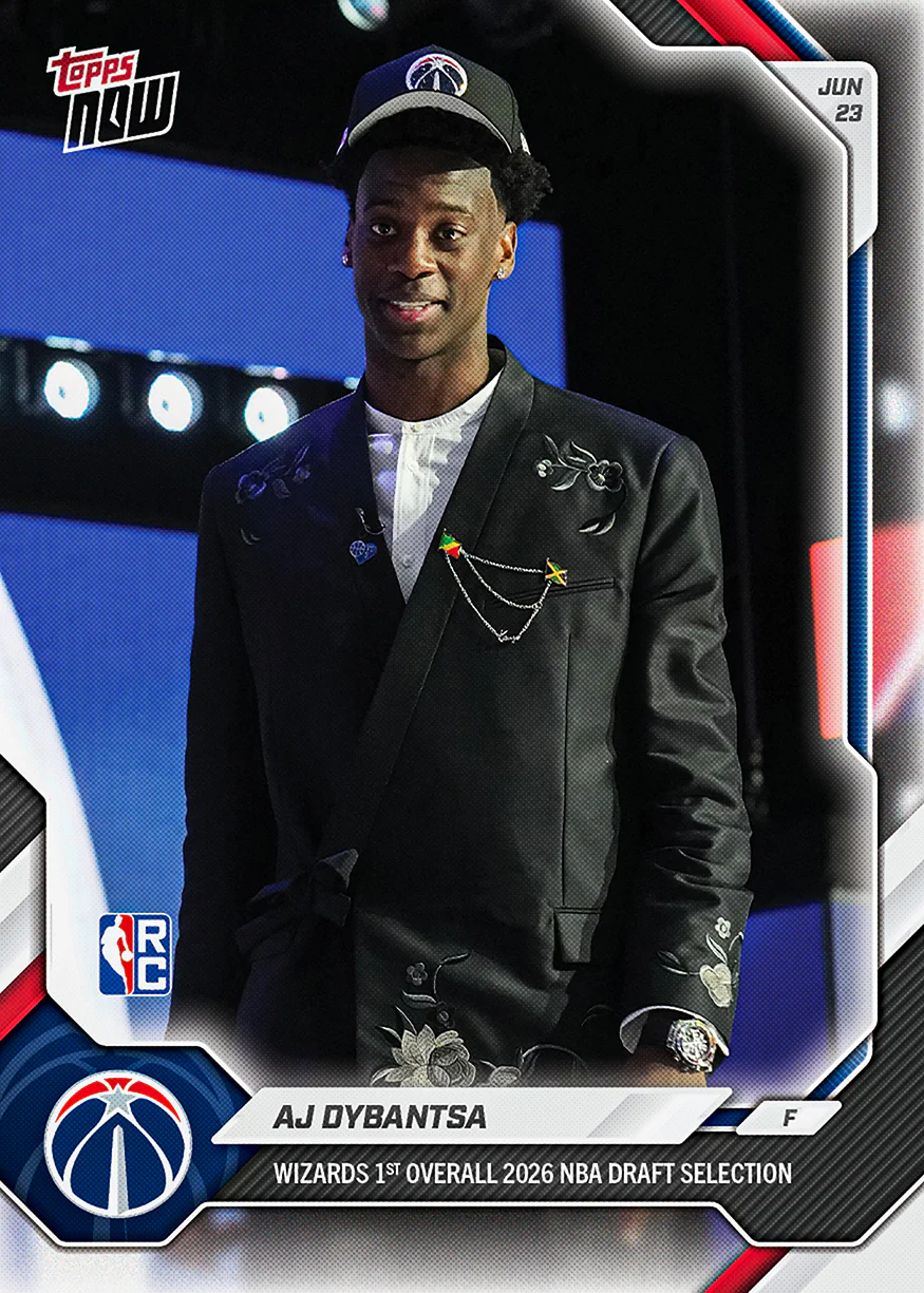 2025-26 NBA Topps NOW #ADYB AJ Dybantsa