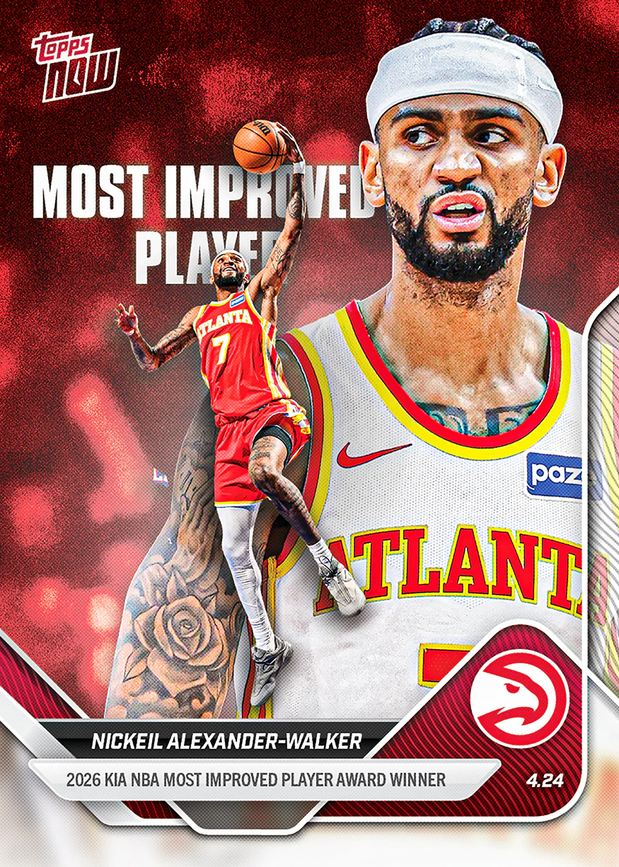 2025-26 NBA Topps NOW #MIPY Nickeil Alexander-Walker