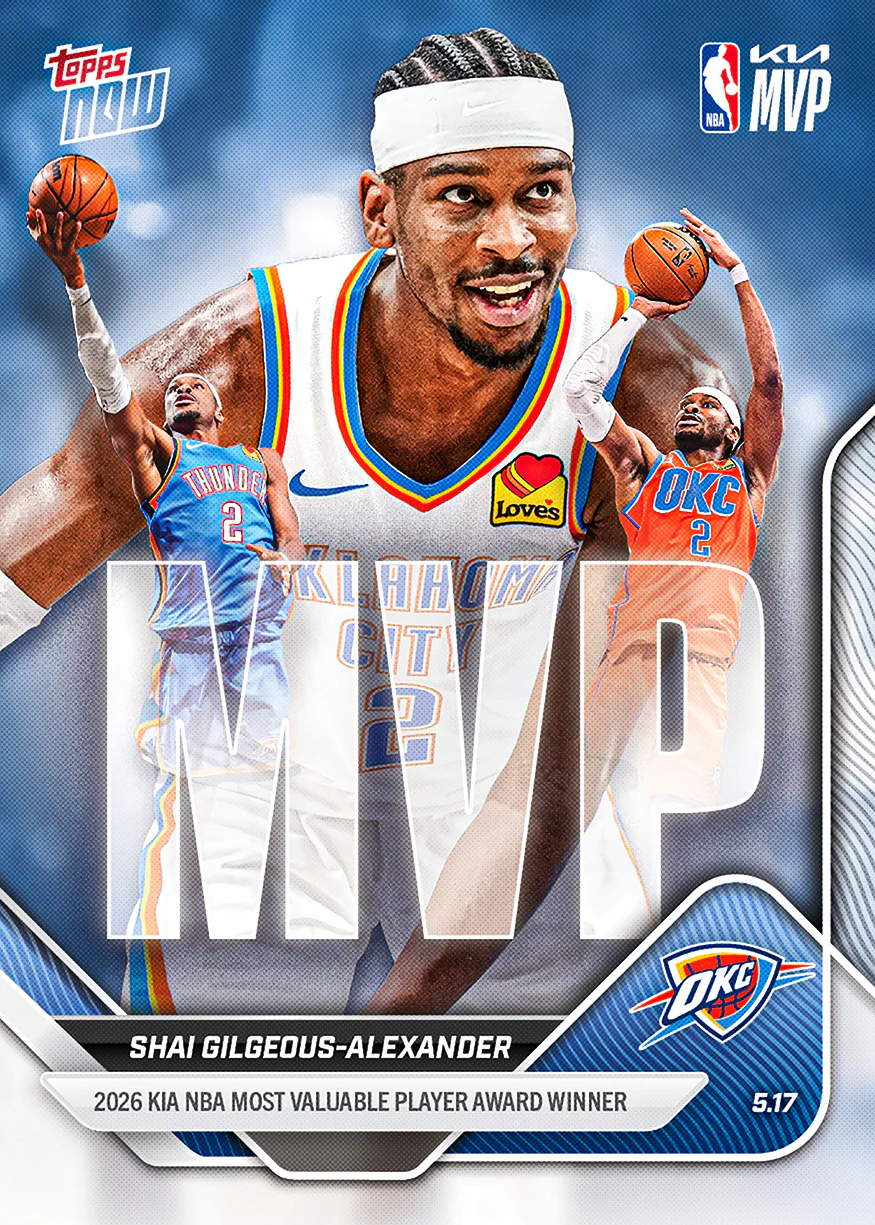2025-26 NBA Topps NOW #MVPA Shai Gilgeous-Alexander