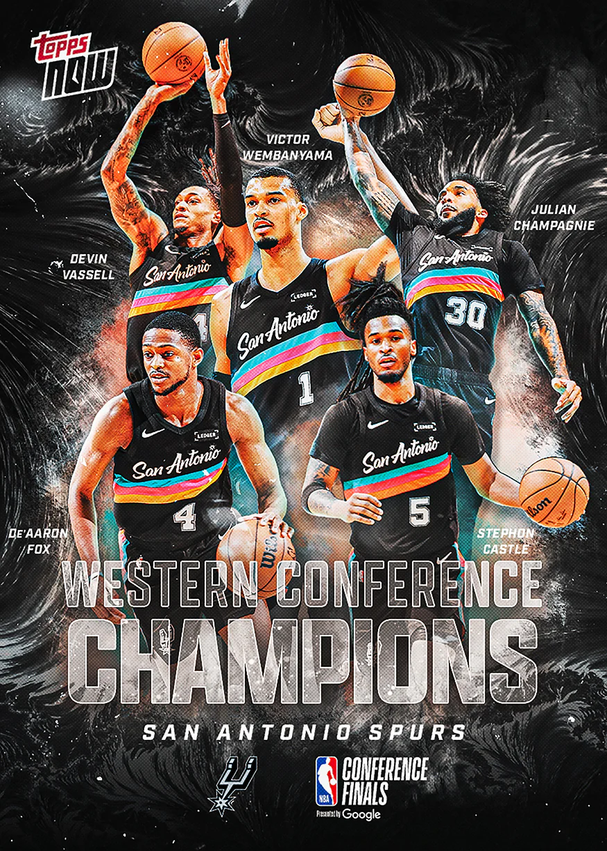2025-26 NBA Topps NOW #WCSA San Antonio Spurs