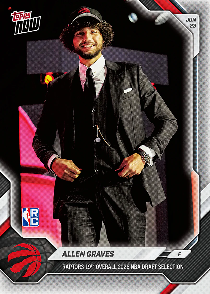 2025-26 NBA Topps NOW #AGRA Allen Graves