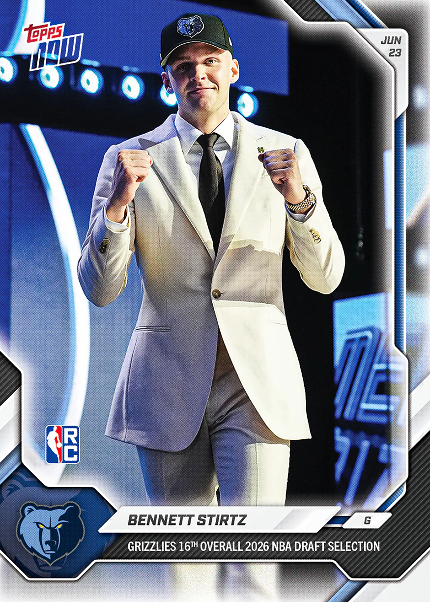 2025-26 NBA Topps NOW #BSTI Bennett Stirtz
