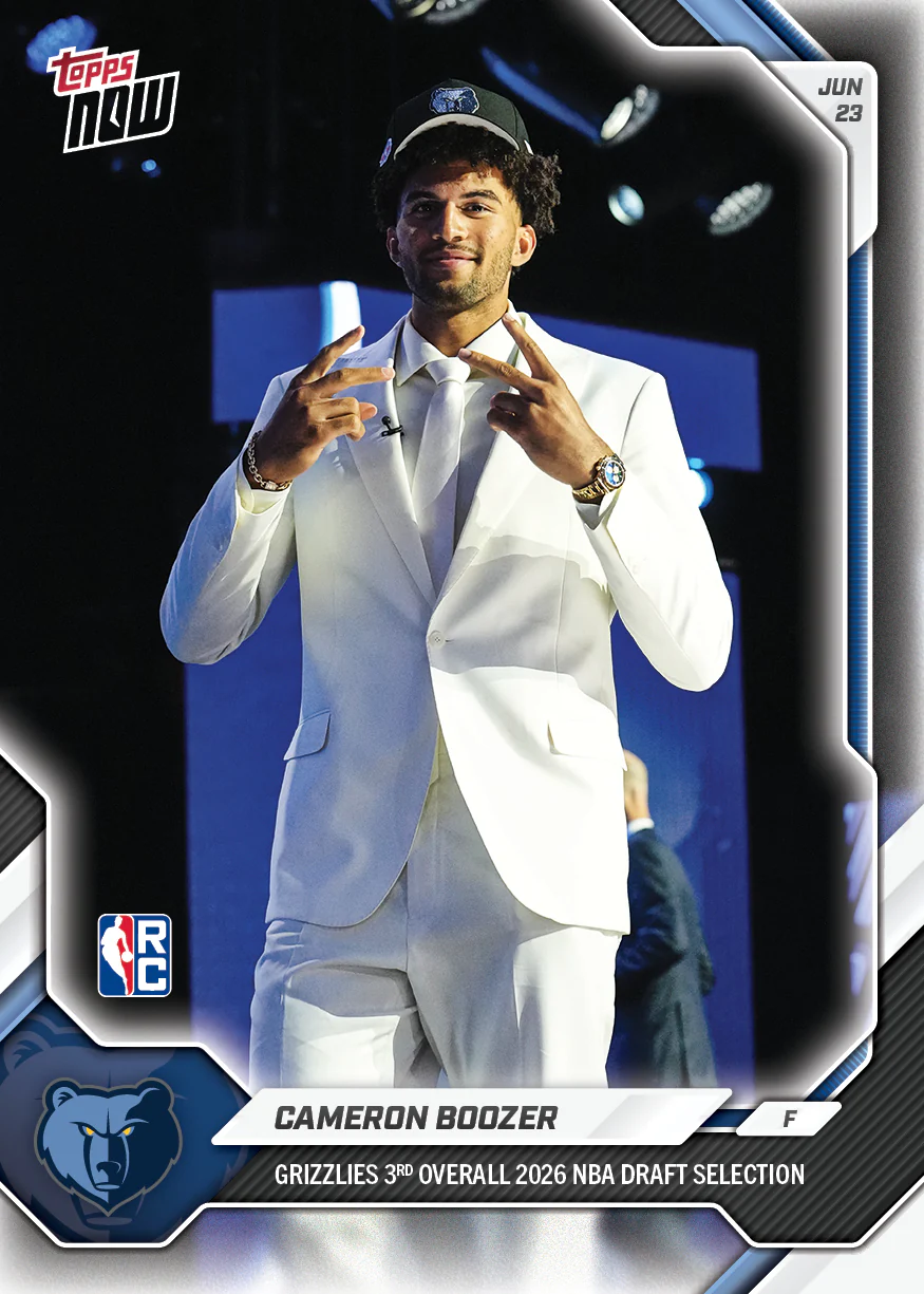 2025-26 NBA Topps NOW #CBOO Cameron Boozer
