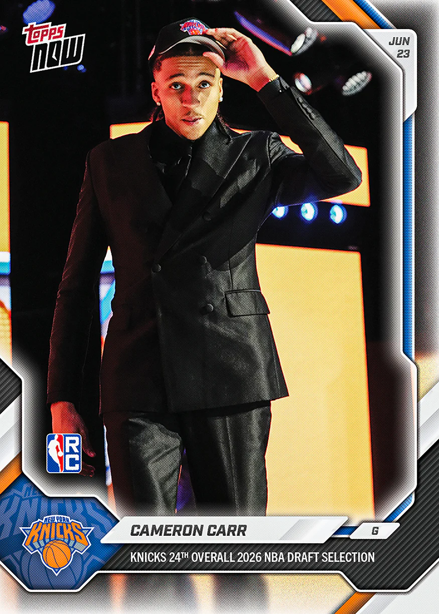 2025-26 NBA Topps NOW #CCA2 Cameron Carr