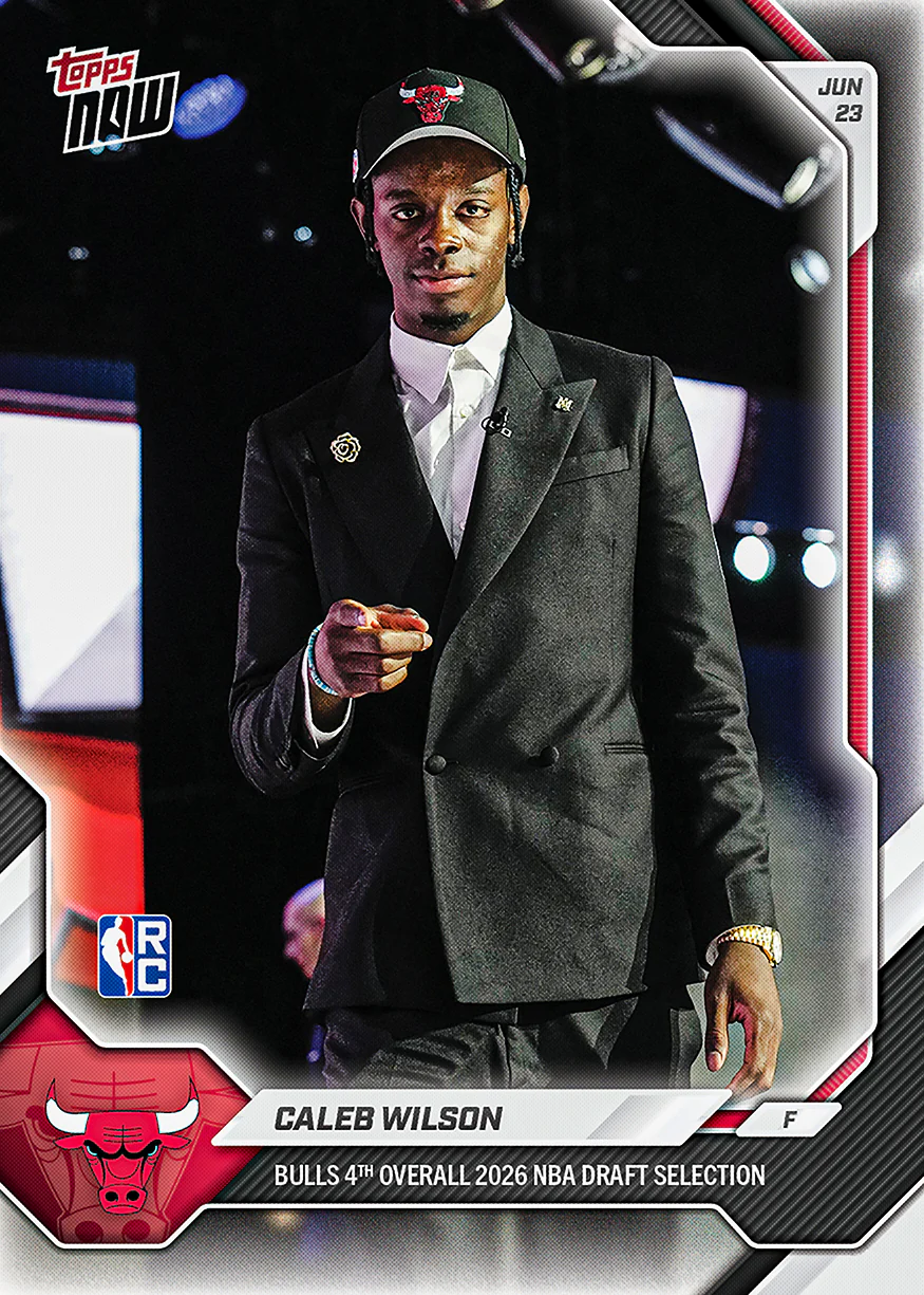 2025-26 NBA Topps NOW #CWIL Caleb Wilson