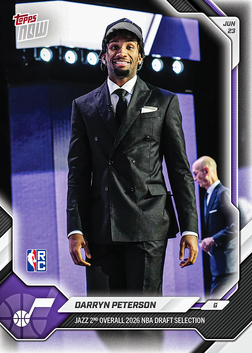 2025-26 NBA Topps NOW #DPET Darryn Peterson