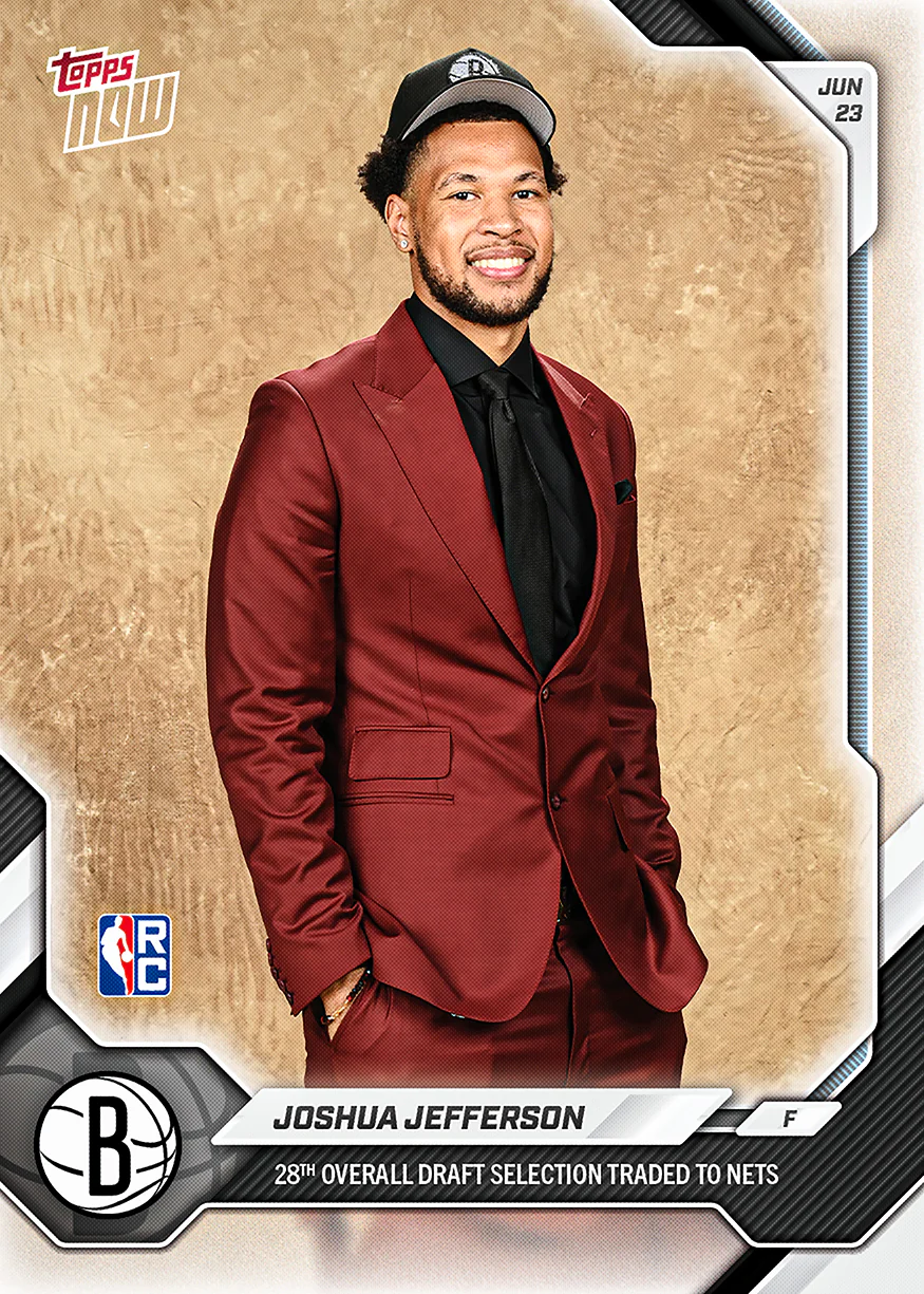 2025-26 NBA Topps NOW #JJE2 Joshua Jefferson
