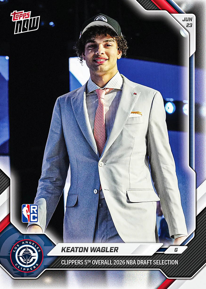 2025-26 NBA Topps NOW #KWAG Keaton Wagler
