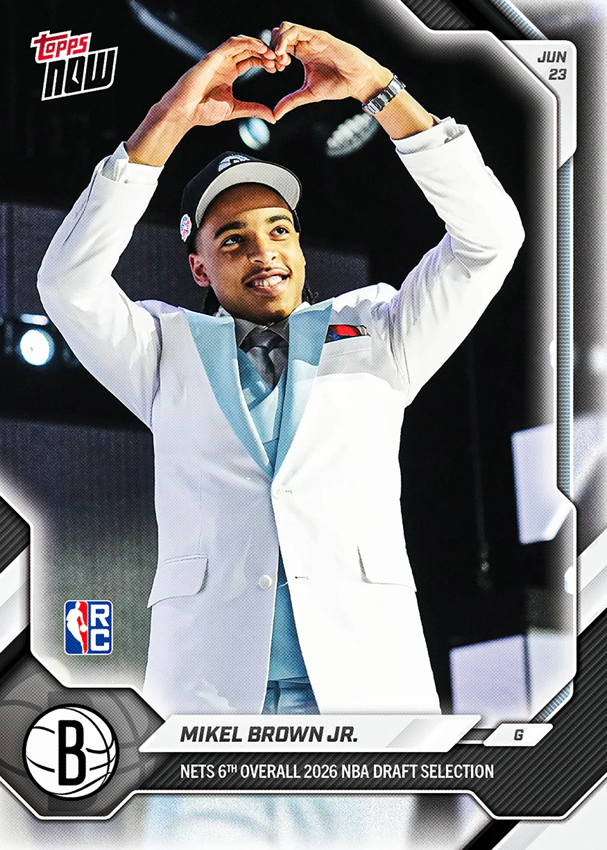 2025-26 NBA Topps NOW #MBRO Mikel Brown Jr.
