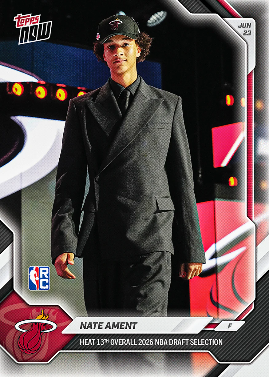2025-26 NBA Topps NOW #NAME Nate Ament
