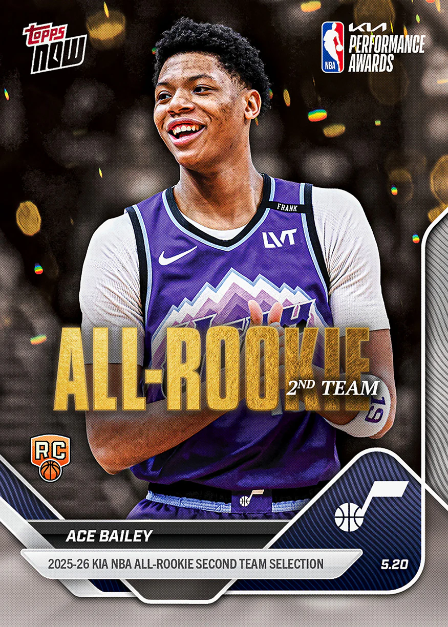 2025-26 NBA Topps NOW #AR07 Ace Bailey