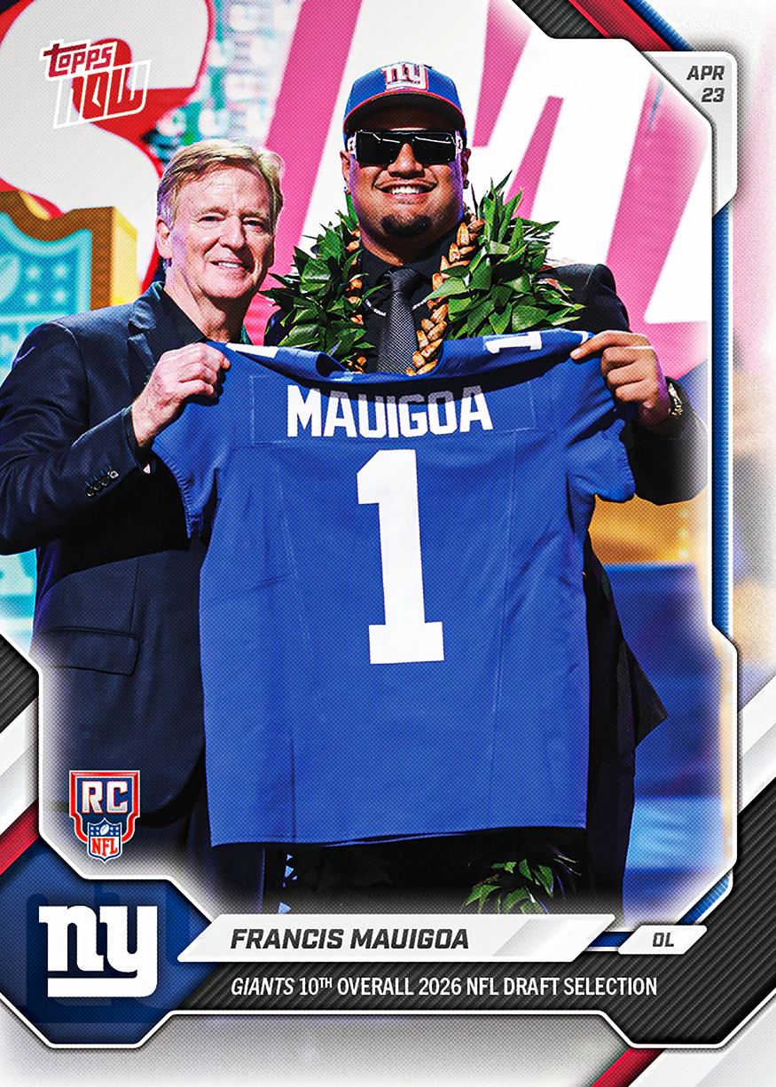 2026 NFL Topps NOW #10FMAU Francis Mauigoa