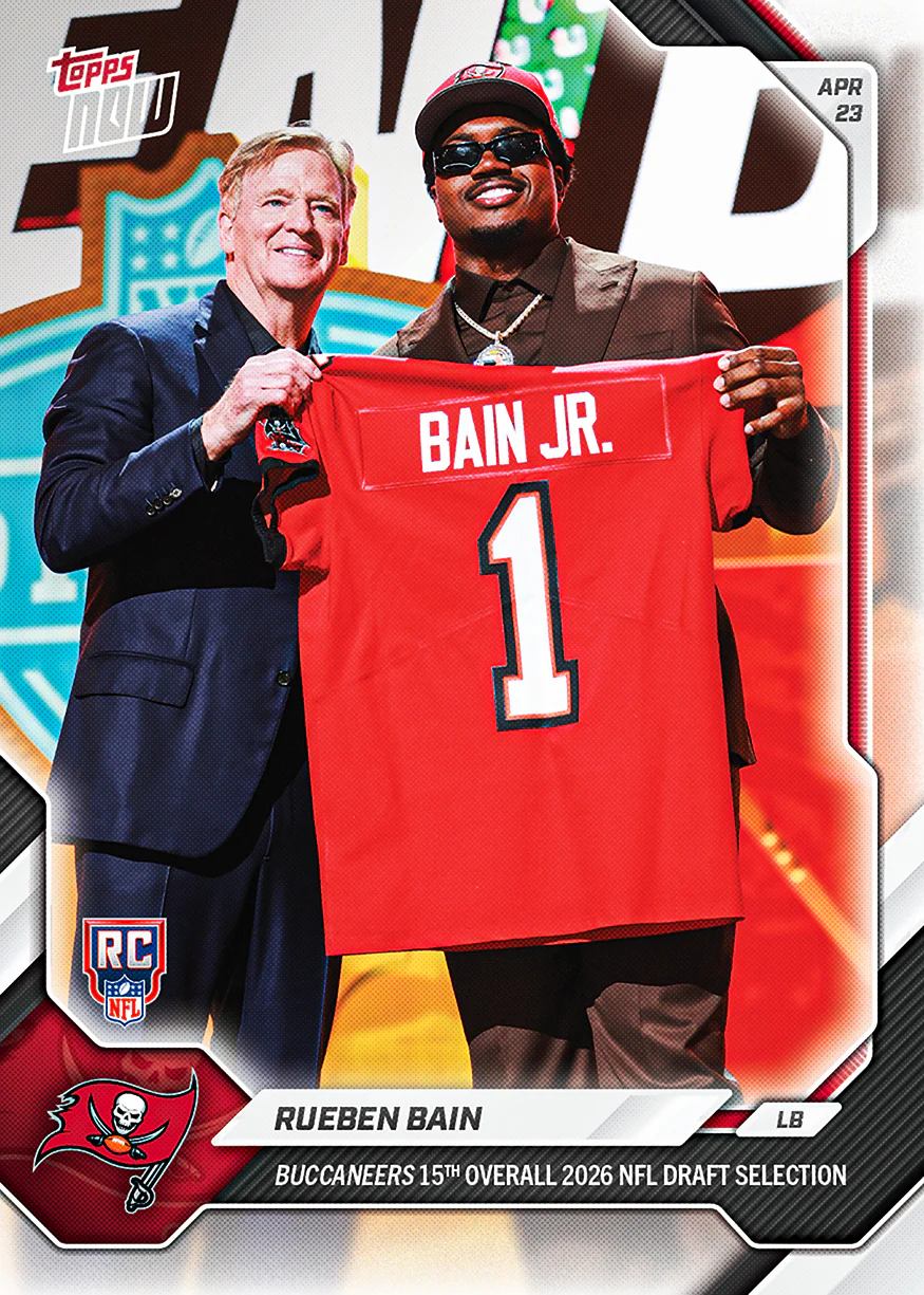 2026 NFL Topps NOW #15RBAI Rueben Bain Jr.