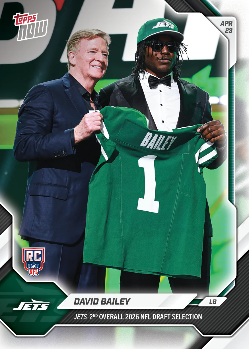 2026 NFL Topps NOW #2DBAI David Bailey