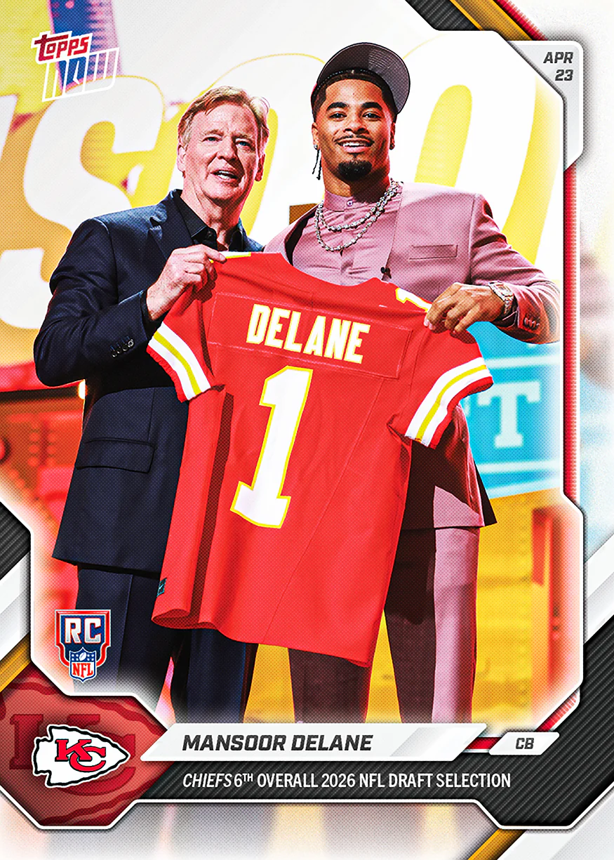 2026 NFL Topps NOW #6MDEL Mansoor Delane