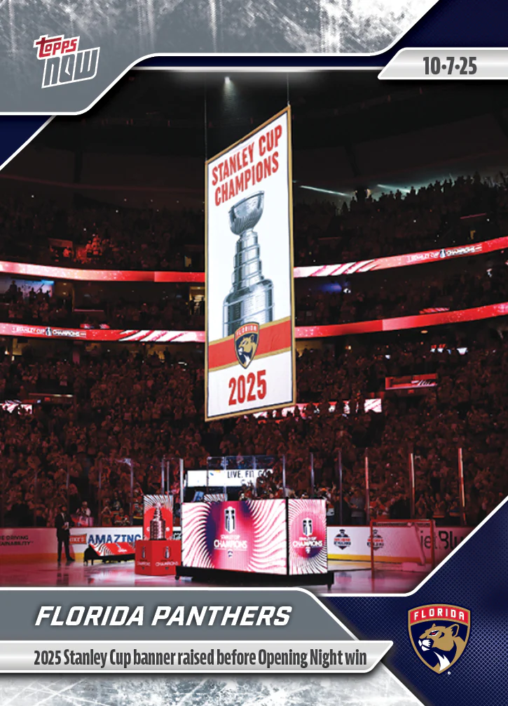 2025-26 NHL Topps NOW Stickers #1 Florida Panthers