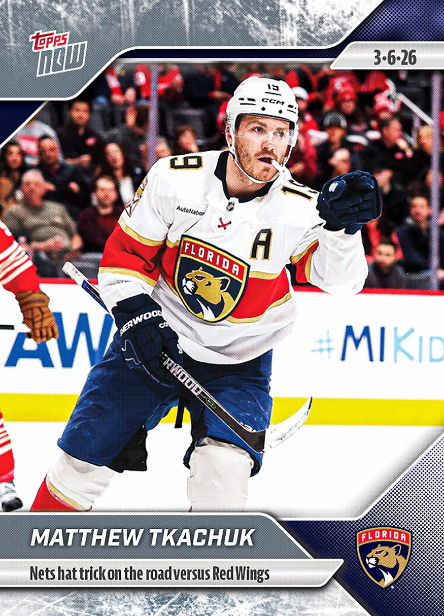 2025-26 NHL Topps NOW Stickers #115 Matthew Tkachuk