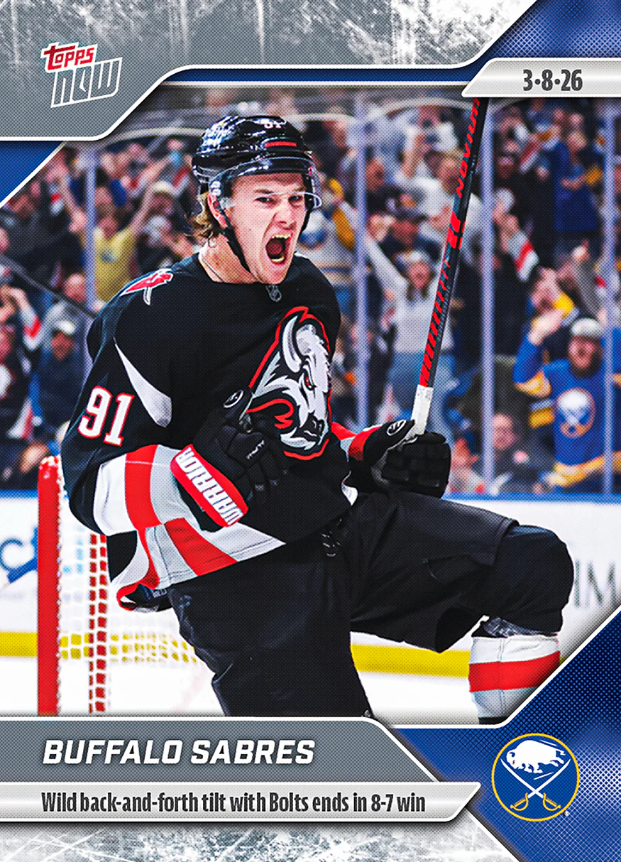 2025-26 NHL Topps NOW Stickers #118 Buffalo Sabres