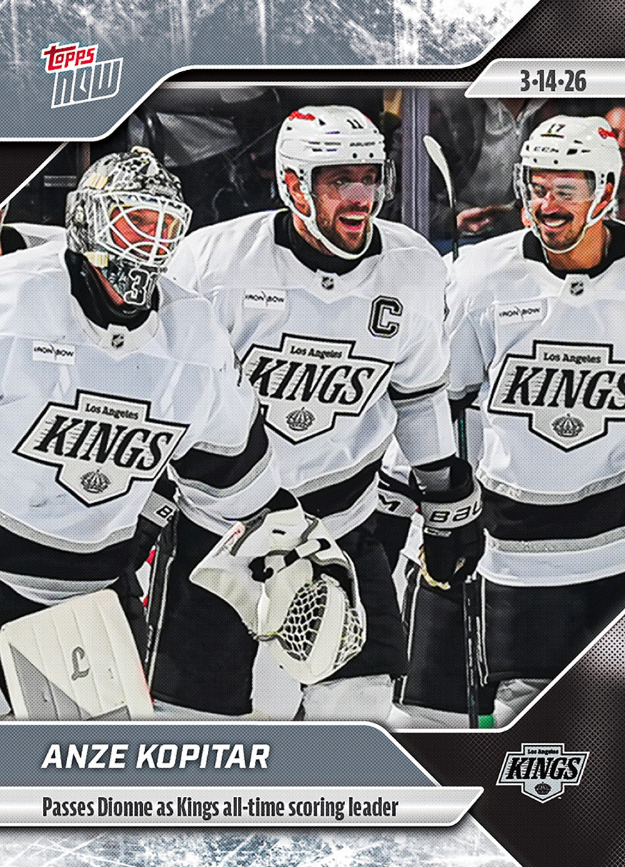 2025-26 NHL Topps NOW Stickers #121 Anze Kopitar