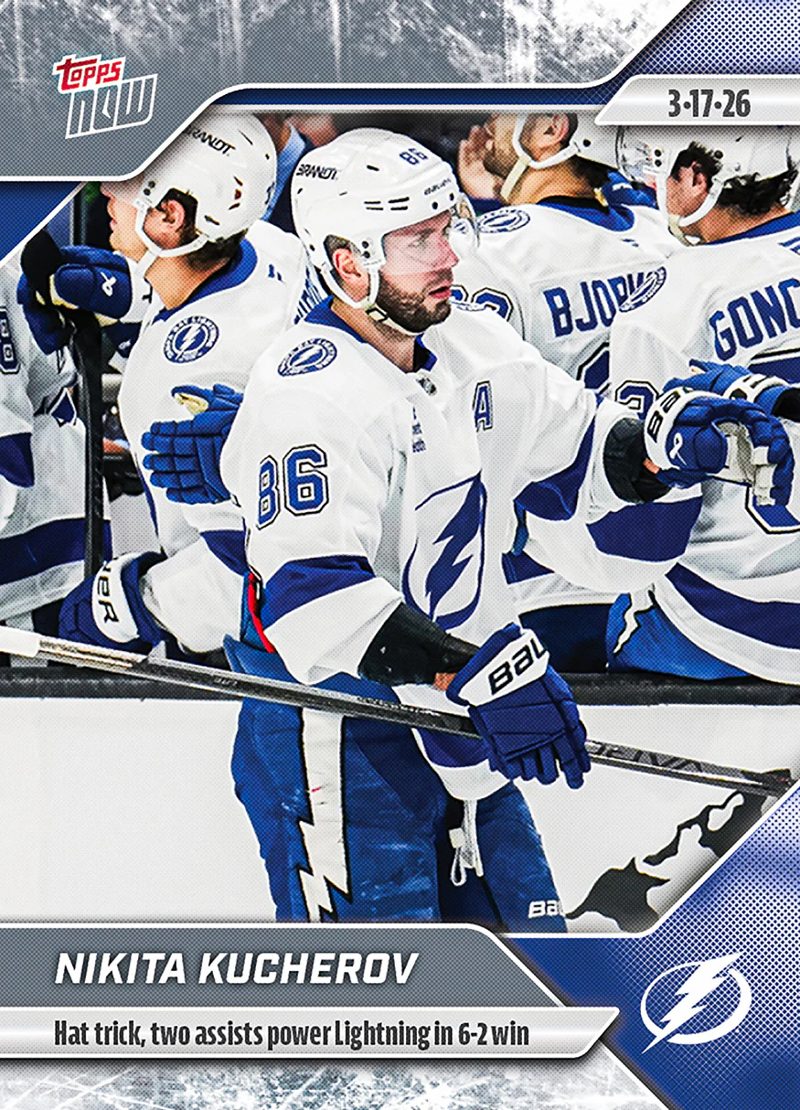 2025-26 NHL Topps NOW Stickers #122 Nikita Kucherov