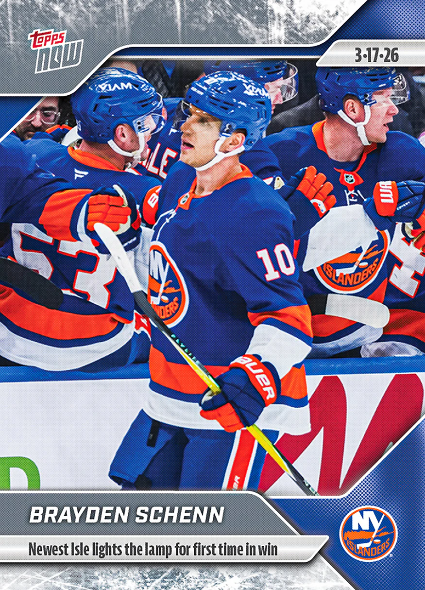 2025-26 NHL Topps NOW Stickers #123 Brayden Schenn