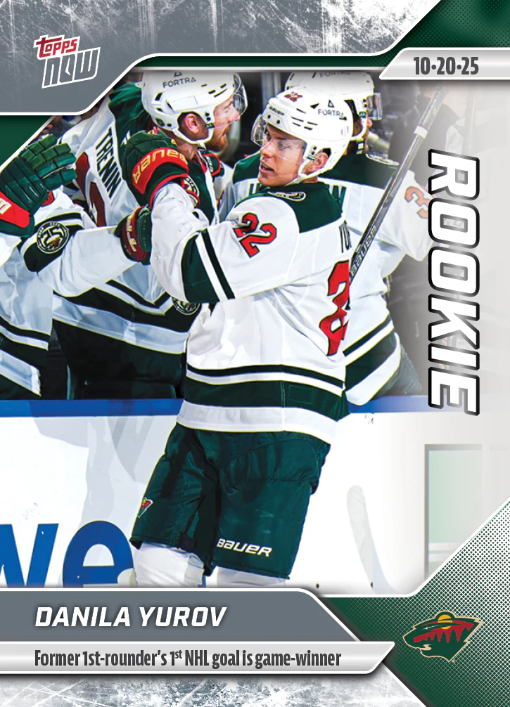 2025-26 NHL Topps NOW Stickers #13 Danila Yurov