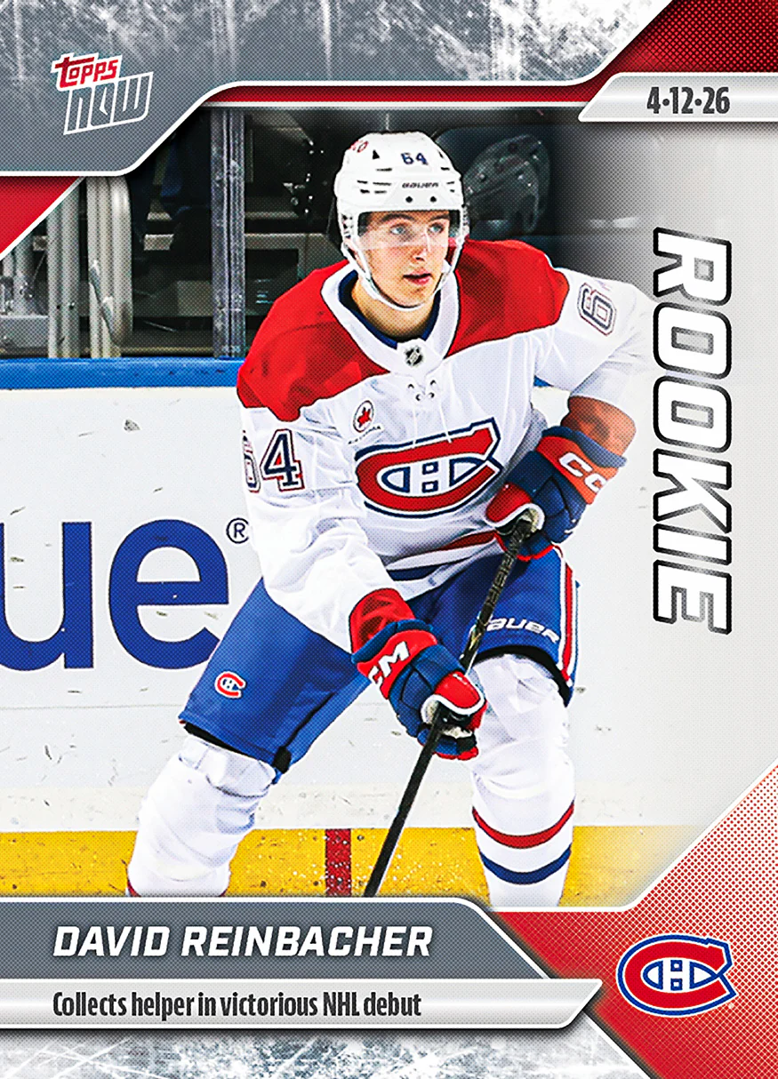 2025-26 NHL Topps NOW Stickers #148 David Reinbacher